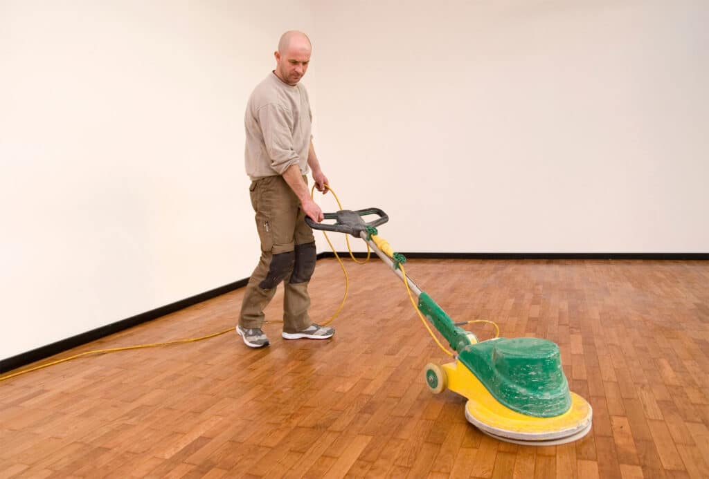 Floor polishing