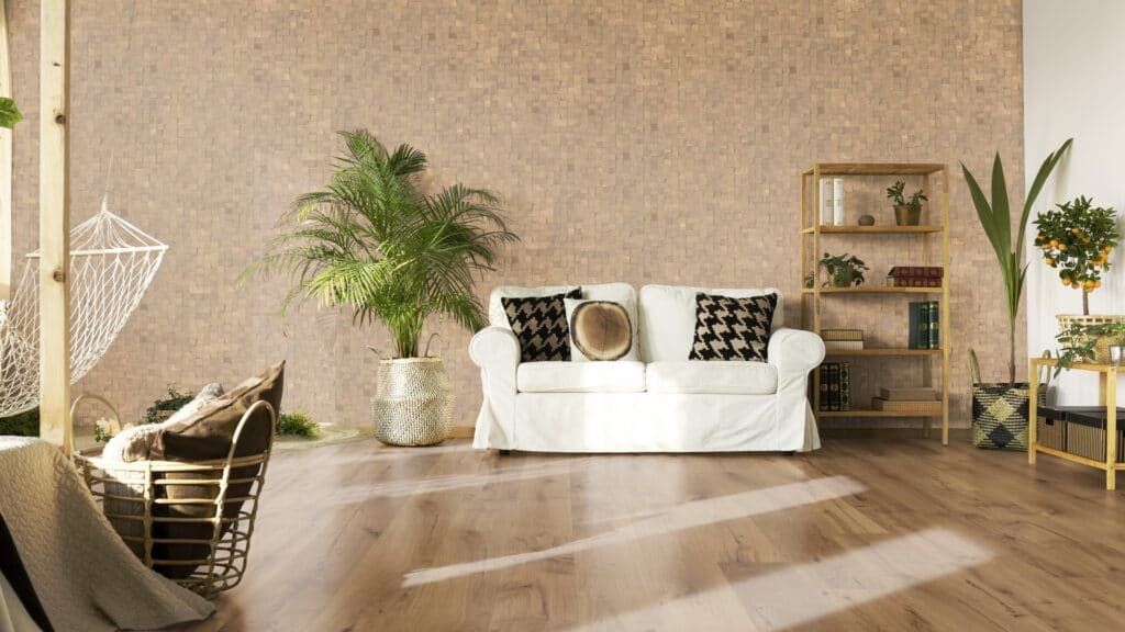 Eco-Friendly Wood Flooring in Dark Honey colour
