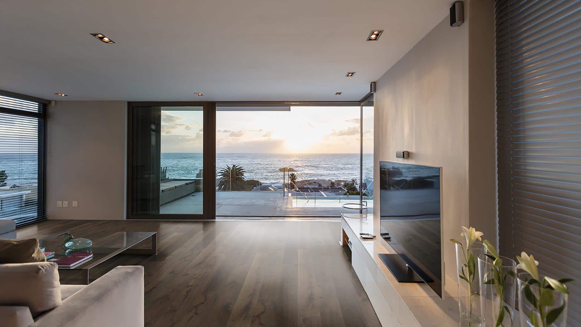 View of Eco-Friendly Wood Flooring Made From Organic European Oak Timber