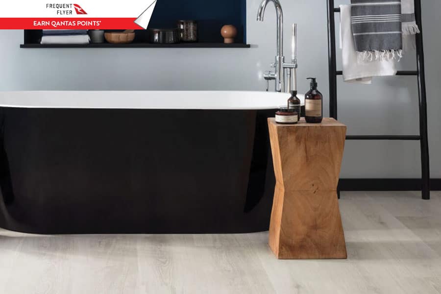 burke-wills-hero - Westcoast Floors Vinly plank flooring is waterproof and ideal for wet area