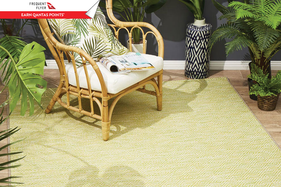 Outdoor rugs are colourful and vibrant to update any external space outside your home